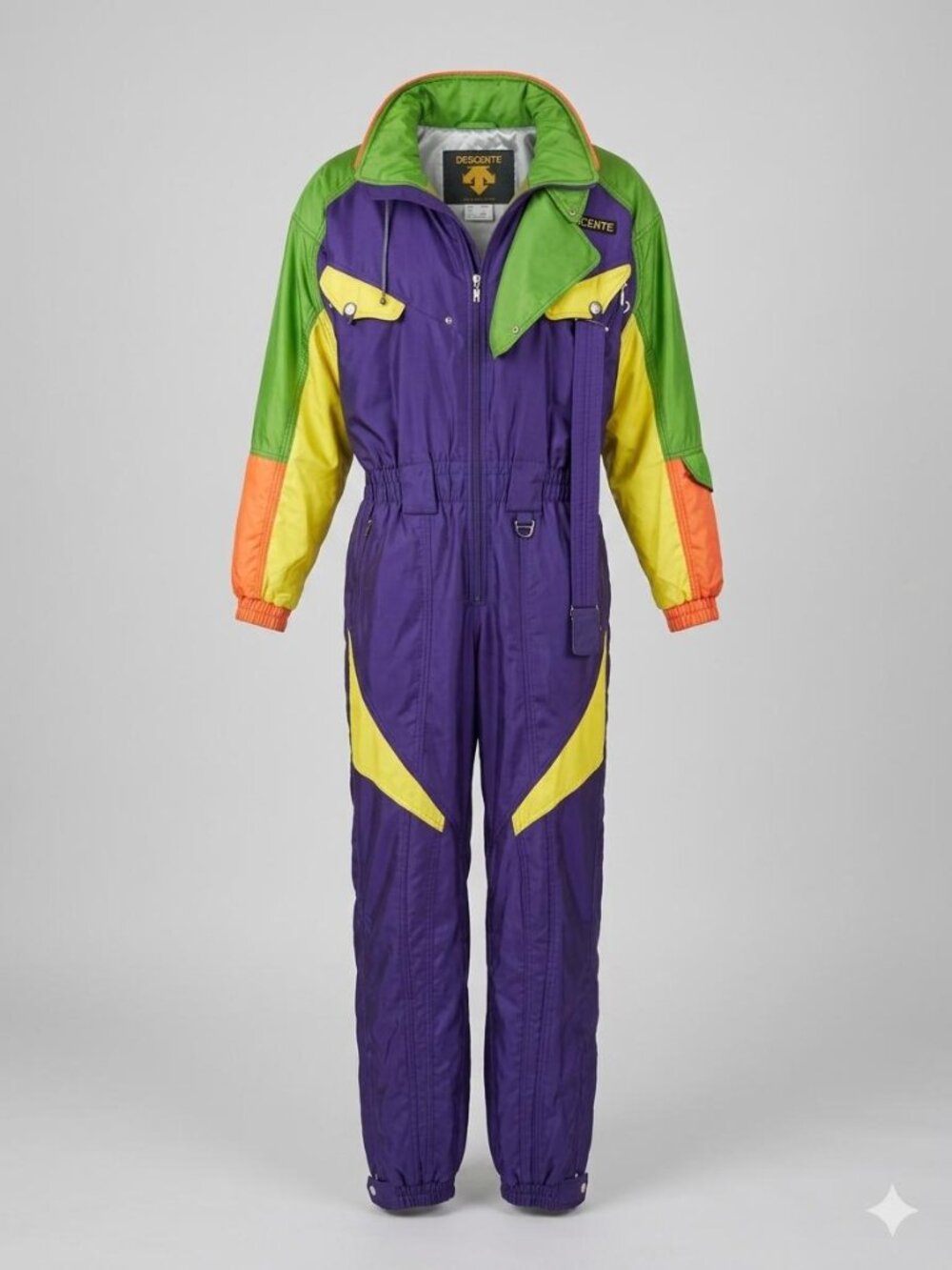 DESCENTE Vintage Men’s One‑Piece Ski Suit – Size L / 52 – ICE‑SAIL Line